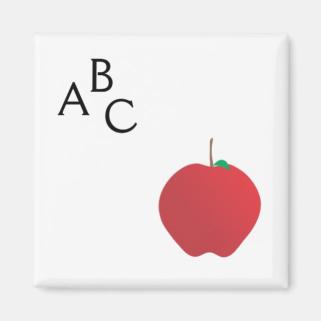 Aimant Apple, A, B, C (Devant)