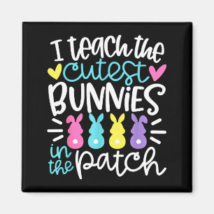 Aimant Apprenez aux lapins les plus mignons du patch de P