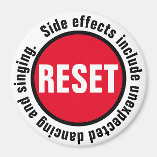 Aimant Appuyez sur le bouton Réinitialiser