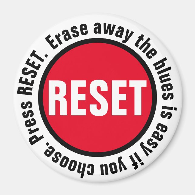 Aimant Appuyez sur le bouton Réinitialiser (Devant)