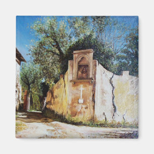 Aimant APRÈS-MIDI DANS RIMAGGIO/vue de la Toscane