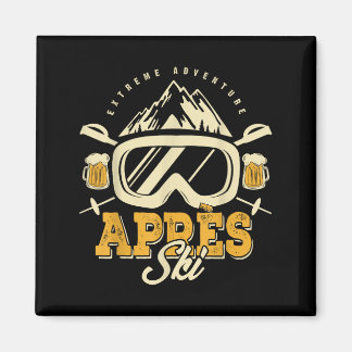 Aimant Apres Ski Party, Bière & amp; Boissons Après Sk