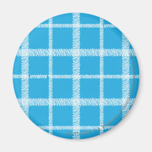 Aimant Aqua de plaid