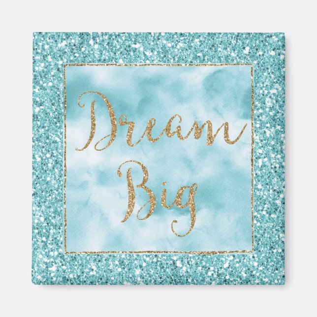 Aimant Aqua Parties scintillant Gold Dream (Devant)