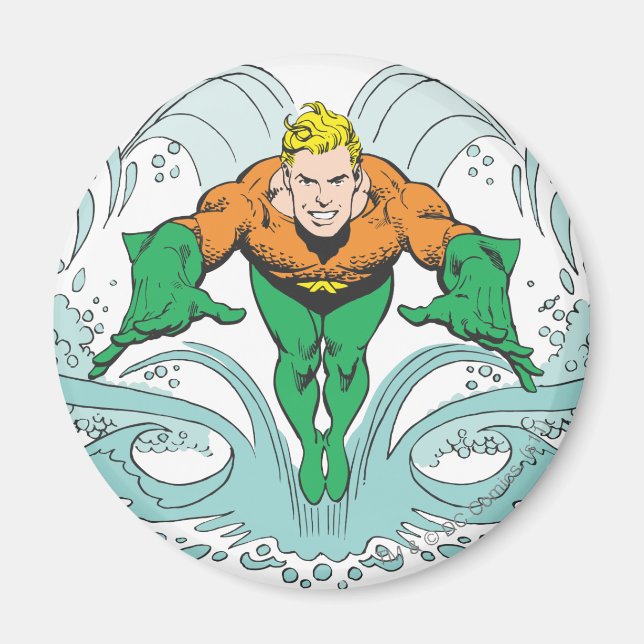 Aimant Aquaman Déjeuner en avant (Devant)