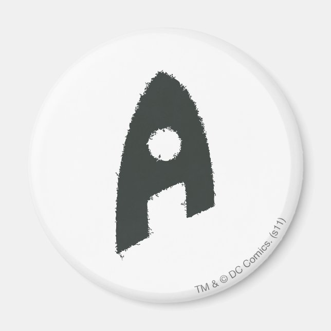 Aimant Aquaman Grunge 'A' (Devant)