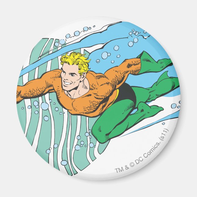 Aimant Aquaman saute à gauche (Devant)