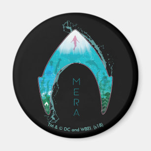 Aimant Aquaman   Voir par Mera Symbole Ocean Graphic