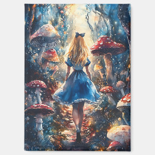 Aimant Aquarelle Alice au pays des merveilles