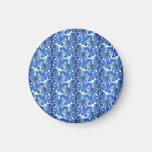 Aimant aquarelle cornflower glaçure