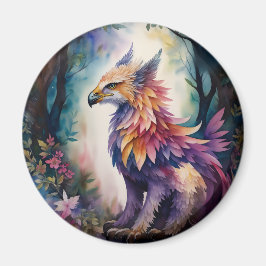 Aimant Aquarelle Créature Imaginaire Griffin