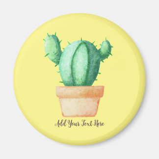 Aimant Aquarelle de Cactus - T-shirt pour les amoureux Pl
