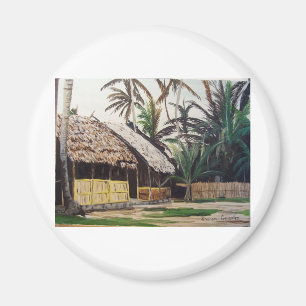 Aimant Aquarelle d'îles de San Blas, Panama