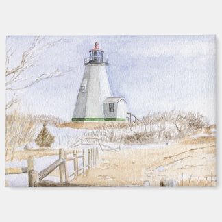 Aimant Aquarelle du phare de Plymouth
