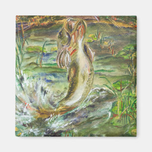 Aimant Aquarelle Fish Art Magazine