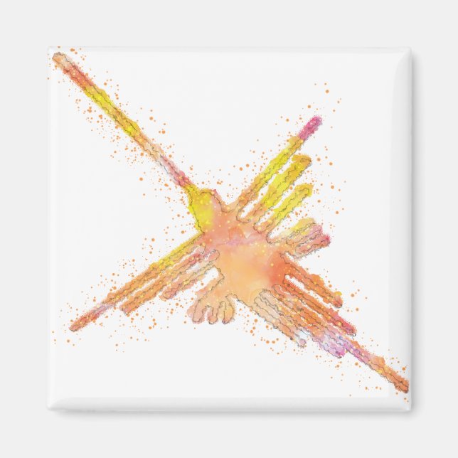 Aimant Aquarelle Nazca (Devant)