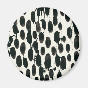 Aimant Aquarelle noire invariable d'I  