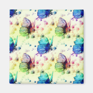 Aimant Aquarelle Papillons magnétique