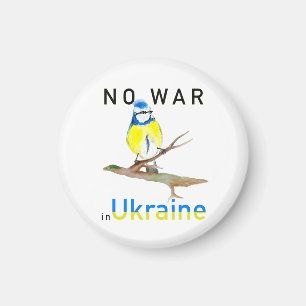 Aimant Aquarelle Pas de guerre en Ukraine Sac fourre-tout