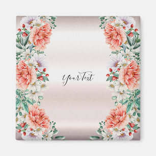 Aimant Aquarelle Peony