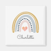 Aquarelle personnalisée Boho Rainbow