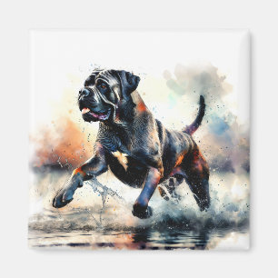 Aimant Aquarelle puissante Canne Corso chien