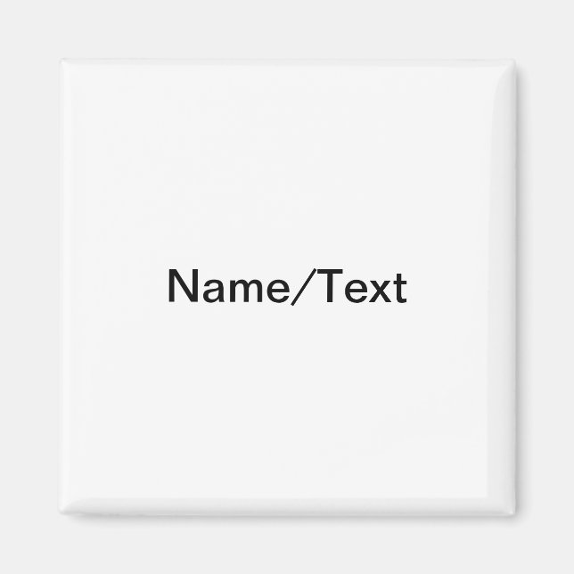 Aimant Aquarelle verte simple abstrait ajouter le logo te (Devant)