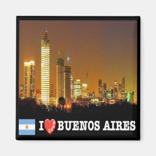 Aimant AR - Argentine - Buenos Aires - Par nuit