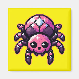 Aimant Araignée Pixel mignonne