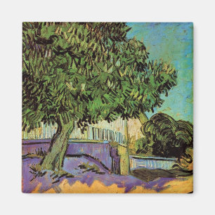 Aimant Arbre à châtaignes en fleurs par Vincent van Gog