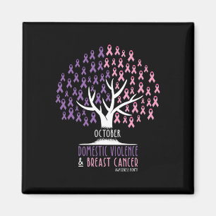 Aimant Arbre - Cancer du sein et sensibilisation à la vio