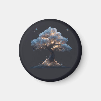 Aimant Arbre de cristal cosmique Art – Conception de natu