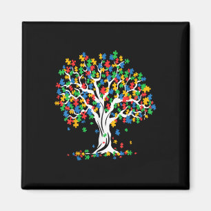 Aimant Arbre De La Sensibilisation sur l'autisme De Vie M
