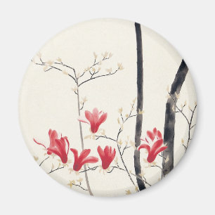 Aimant Arbre de Magnolia par Kobayashi Kokei, Nature Vint