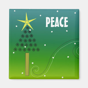 Aimant Arbre de Noël de la paix