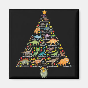 Aimant Arbre de Noël Fanny Dinosaure Mignon Dino Cadeaux 