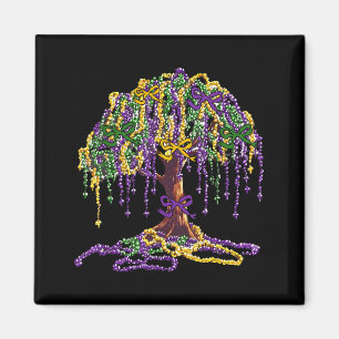 Aimant Arbre de perles Mardi Gras Carnaval Nouvelle-Orléa