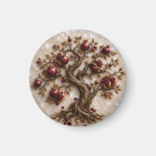 Aimant Arbre de Vie avec Grenades Art en Relief 3D