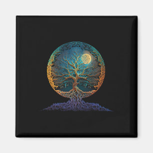 Aimant Arbre de Vie Yoga Zen Namaste Méditation _1 