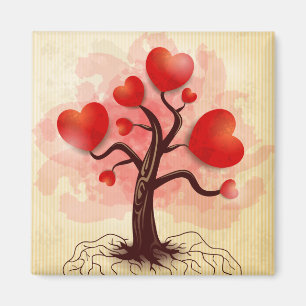 Aimant Arbre des coeurs