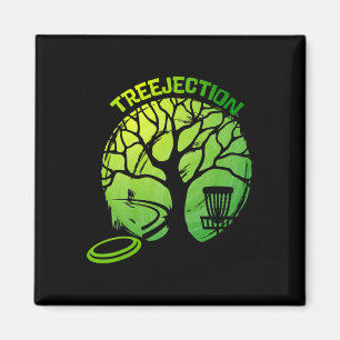 Aimant Arbre graphique drôle de disc golf 