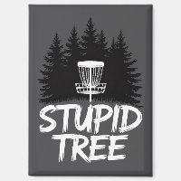 Arbre stupide Disc Golf Drôle Frisbee Golf Golfeur