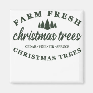 Aimant Arbres de Noël frais de ferme
