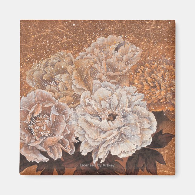 Aimant Arbustes à fleurs (Devant)