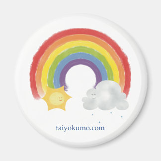 Aimant Arc-en-ciel rond