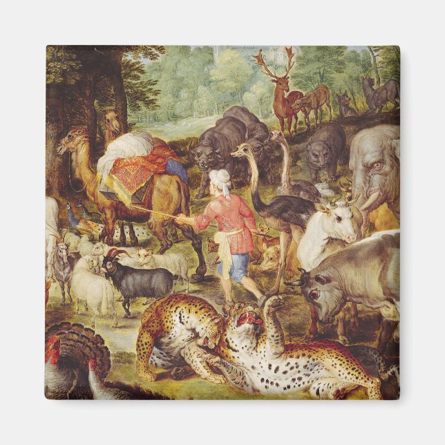 Aimant Arche de Noé, détail du côté droit (Devant)