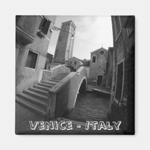 Aimant Architecture de Venise - BW Art (Frigo Magnet)