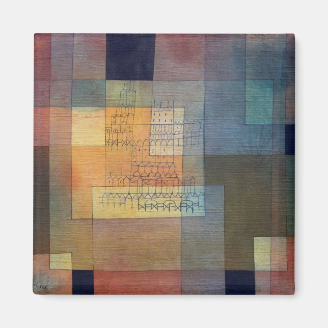 Aimant Architecture polyphonique (1930) peinture Paul Kle (Devant)