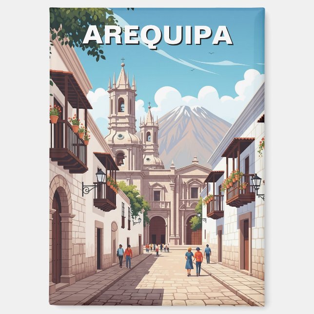 Aimant Arequipa Pérou Voyage (Recto)