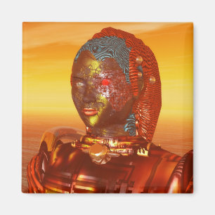 Aimant ARES EN DÉSERT D'HYPERION Science Fiction, Sci-Fi